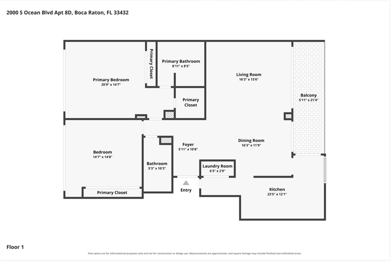 2 bedroom Condominium at 2000 S Ocean Boulevard #8-D, Whitehall Condo, Boca Raton — photo 2