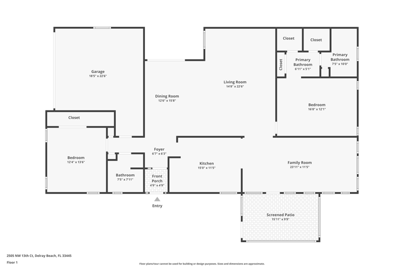2 bedroom Single Family Residence at 2505 NW 13th Court, Rainberry Bay Sec 3, Delray Beach — photo 2
