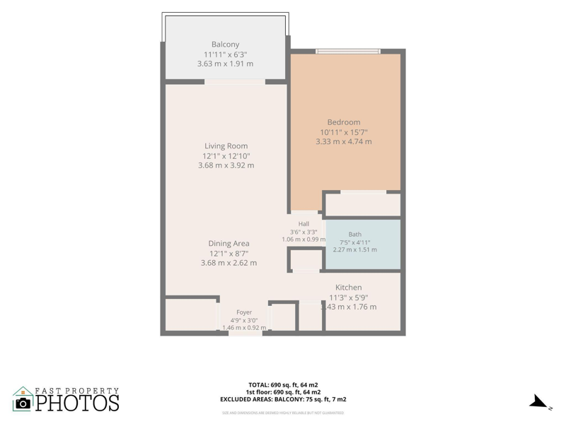 1 bedroom Condominium at 900 NE 18th Avenue #803, Victoria Park Tower Condo, Fort Lauderdale — photo 3