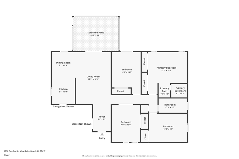 4 bedroom Single Family Residence at 1058 Fernlea Drive, Cam Estates, West Palm Beach — photo 2