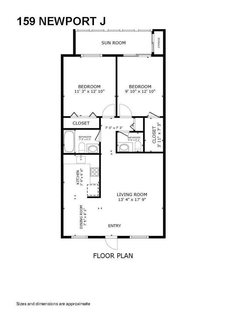 2 bedroom Condominium at 159 Newport J, Newport J Condo, Deerfield Beach — photo 2