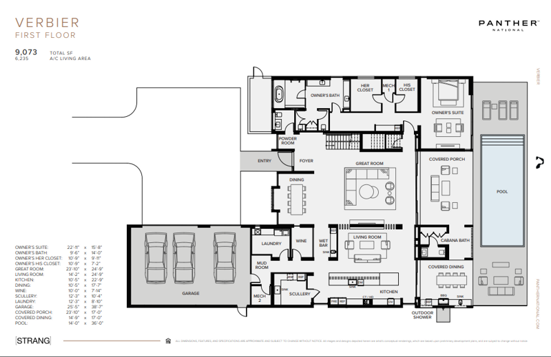 5 bedroom Single Family Residence at 10959 Monte Rosa Drive, Panther National At Avenir Pod, Palm Beach Gardens — photo 3