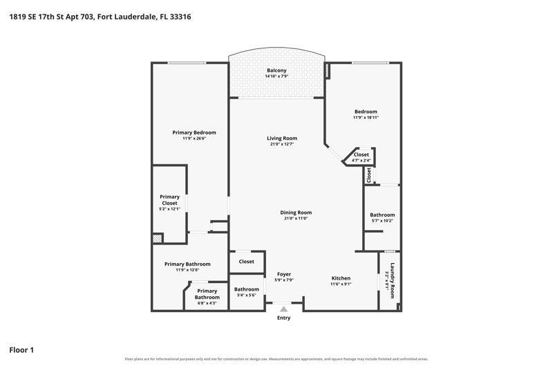 2 bedroom Condominium at 1819 SE 17th Street #703, Port Condo, Fort Lauderdale — photo 2