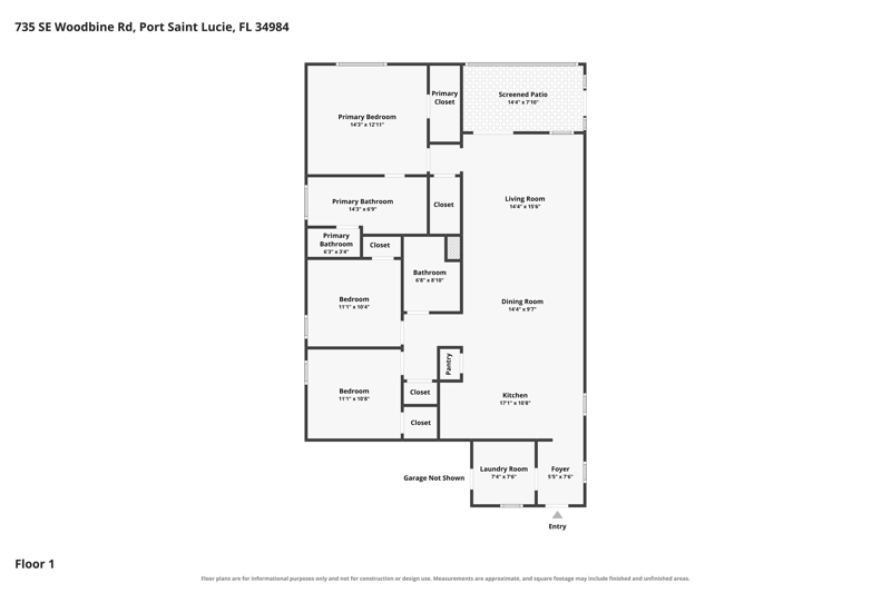 3 bedroom Single Family Residence at 735 SE Woodbine Road, Veranda Preserve West Phase 3, Port St. Lucie — photo 2