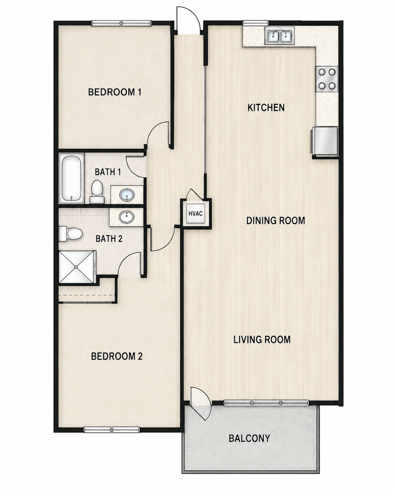 2 bedroom Stock Cooperative at 1850 S Ocean Boulevard #609, Crane Crest Apts Co-Op, Lauderdale-By-The-Sea — photo 2