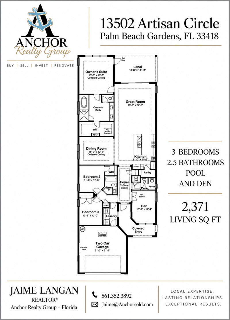 3 bedroom Single Family Residence at 13502 Artisan Circle, Artistry, Palm Beach Gardens — photo 2