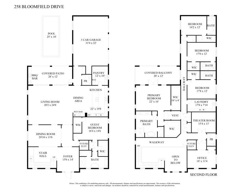 5 bedroom Single Family Residence at 258 Bloomfield Drive, Beach Shores, West Palm Beach — photo 4