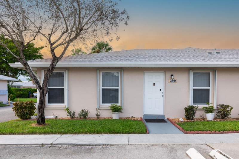 2 bedroom Condominium at 389 BENNINGTON Lane #A, COVERED BRIDGE CONDO, Lake Worth — photo 1