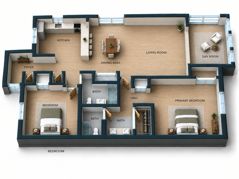 2 bedroom Condominium at 21864 Arriba Real #3A, Glades Of Boca Lago Condo, Boca Raton — photo 4