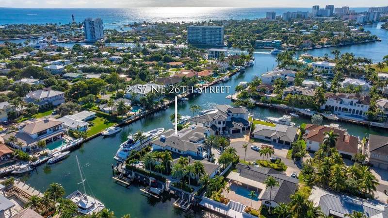 5 bedroom Single Family Residence at 2457 NE 26th Street, Hillsboro Isles, Lighthouse Point — photo 2