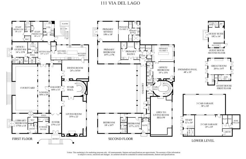 9 bedroom Single Family Residence at 111 Via Del Lago, Tropical Isle, Palm Beach — photo 2