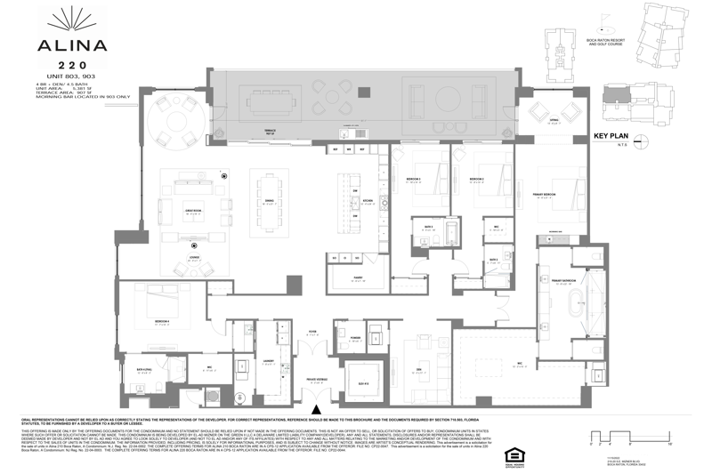 4 bedroom Condominium at 220 SE Mizner Boulevard #803, Alina 220 Boca Raton Condo, Boca Raton — photo 3