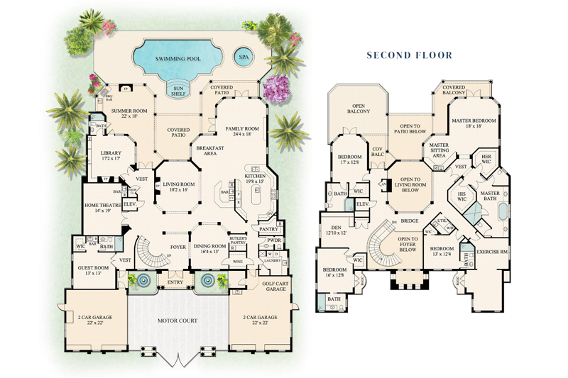 5 bedroom Single Family Residence at 2055 Royal Palm Way, Royal Palm Yacht & Country Club, Boca Raton — photo 2