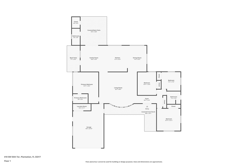 4 bedroom Single Family Residence at 410 SW 55th Terrace, Plantation Park 8 Add, Plantation — photo 3