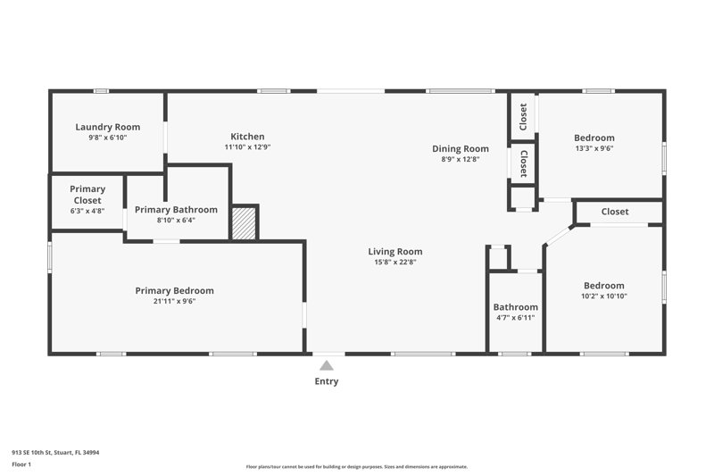 3 bedroom Single Family Residence at 913 SE 10th Street, Sherwood Forest, Stuart — photo 3