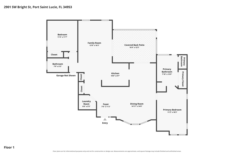 3 bedroom Single Family Residence at 2901 SW Bright Street, Port St Lucie Section 16, Port St. Lucie — photo 3