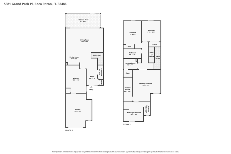 3 bedroom Townhouse at 5381 Grand Park Place, Fairfield At Boca 6 Of Cedar Grove, Boca Raton — photo 2