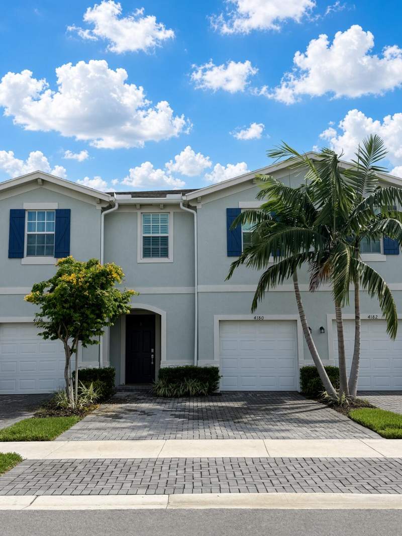 4 bedroom Townhouse at 4180 Lagoon Shore Drive, Lakeshore At The Fountains, Lake Worth — photo 3