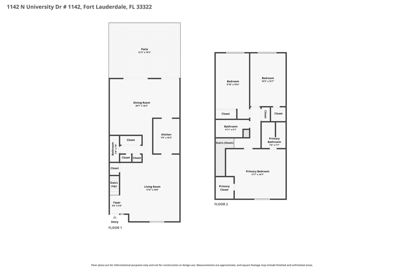 3 bedroom Townhouse at 1142 N University Drive, Villas Of Plantation, Plantation — photo 3
