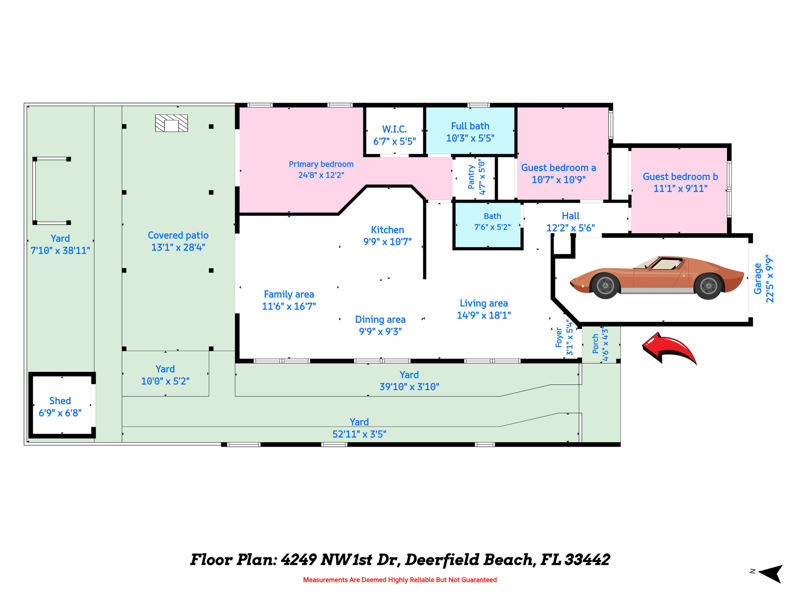 3 bedroom Single Family Residence at 4249 NW 1st Drive, Hammocks At Riverglen, Deerfield Beach — photo 2