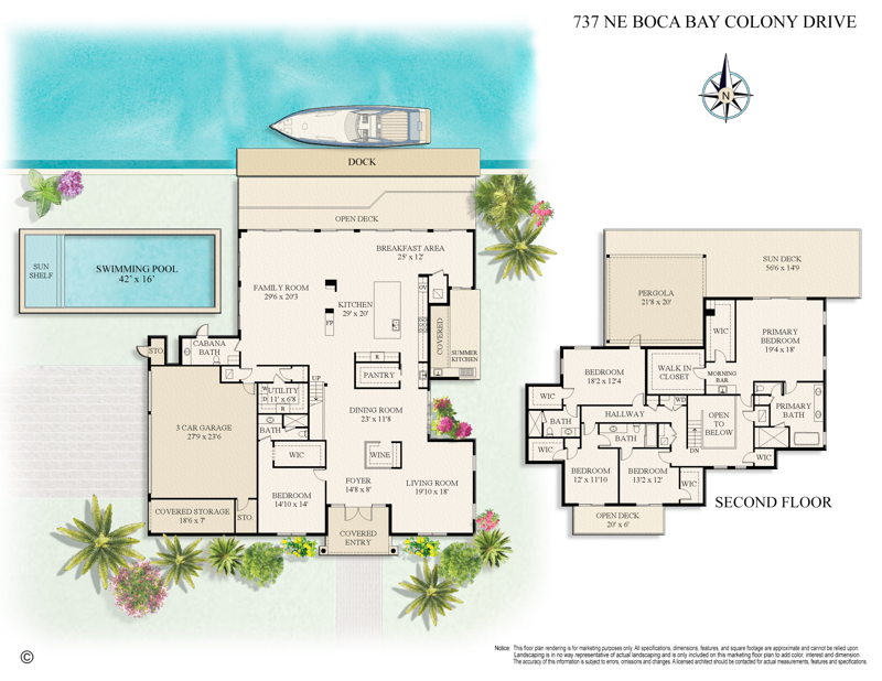 5 bedroom Single Family Residence at 737 NE Boca Bay Colony Drive, Boca Bay Colony, Boca Raton — photo 2