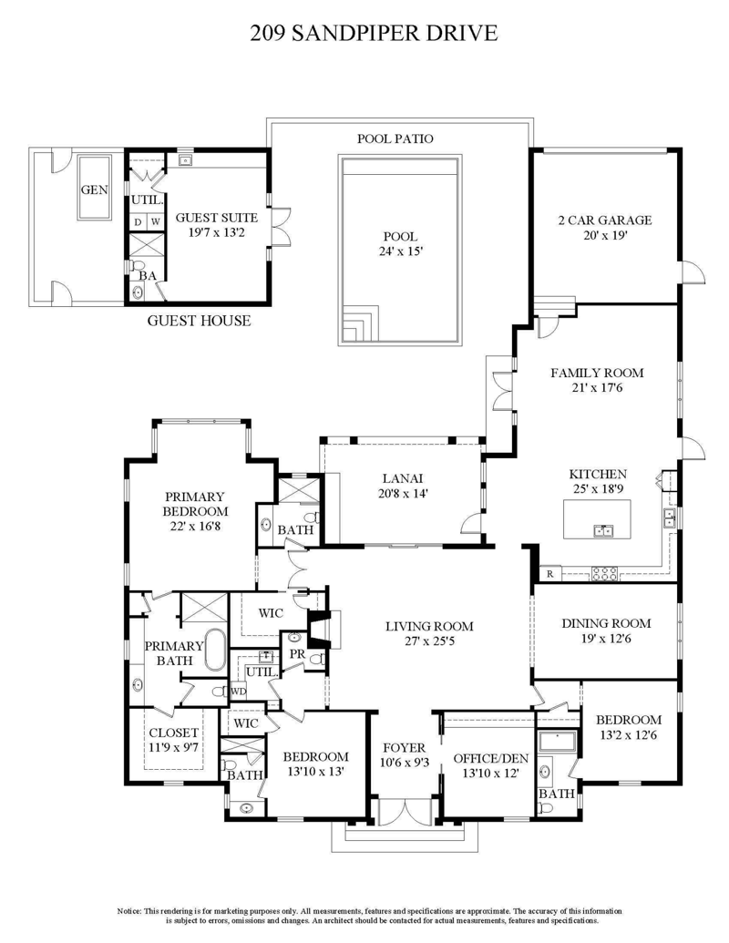 4 bedroom Single Family Residence at 209 Sandpiper Drive, Dodge Estates, Palm Beach — photo 3
