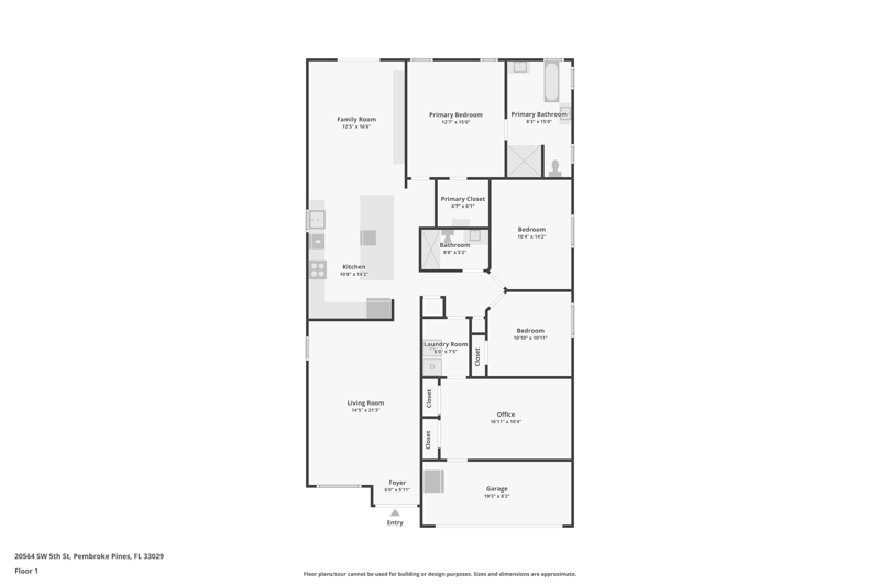 3 bedroom Single Family Residence at 20564 SW 5th Street, Crystal Pointe, Pembroke Pines — photo 2