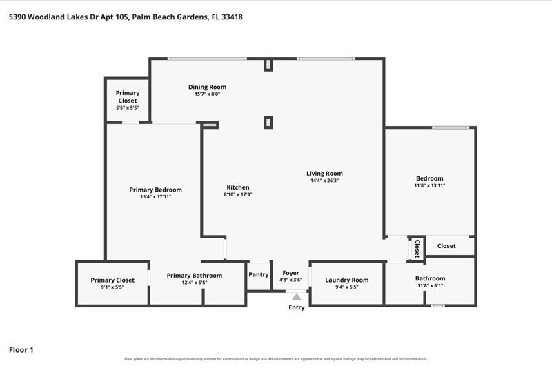 2 bedroom Condominium at 5390 Woodland Lakes Drive #105, Woodland Lakes, Palm Beach Gardens — photo 2