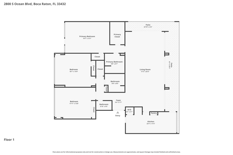 3 bedroom Condominium at 2800 S Ocean Boulevard #2A, Ocean Towers Condo, Boca Raton — photo 2