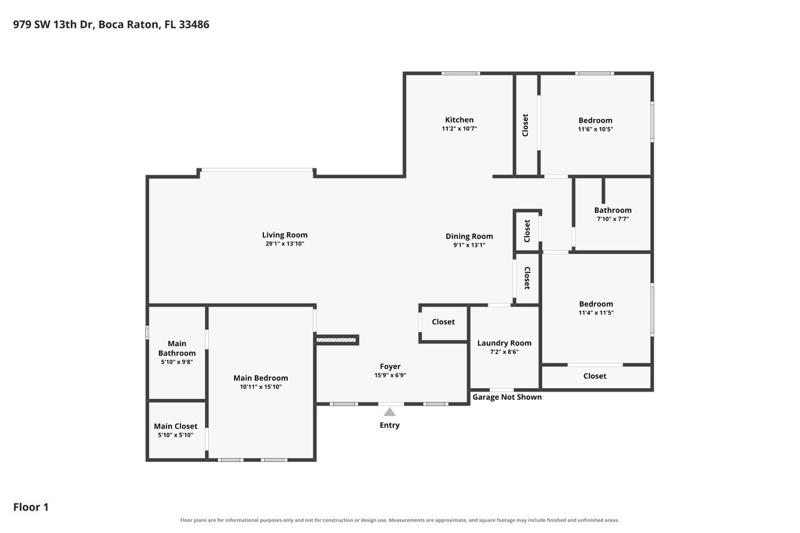 3 bedroom Single Family Residence at 979 SW 13th Drive, Boca Raton Square Unit 5, Boca Raton — photo 2