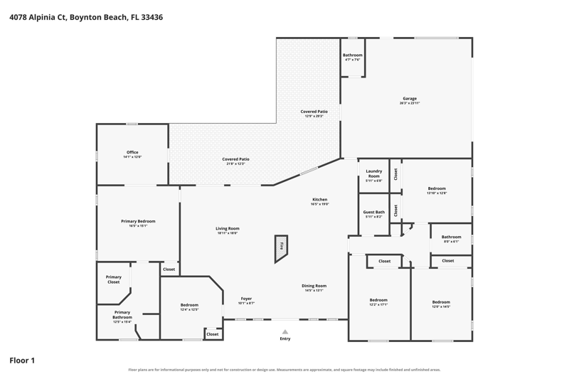 5 bedroom Single Family Residence at 4078 Alpinia Court, Cypress Creek Country Club SE Quad, Boynton Beach — photo 3