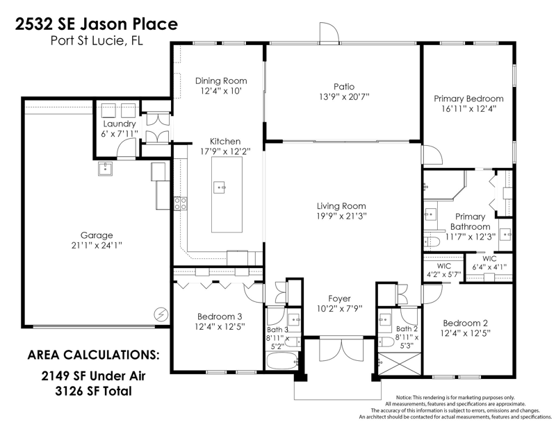 3 bedroom Single Family Residence at 2532 SE Jason Place, Port St Lucie Section 30, Port St. Lucie — photo 2