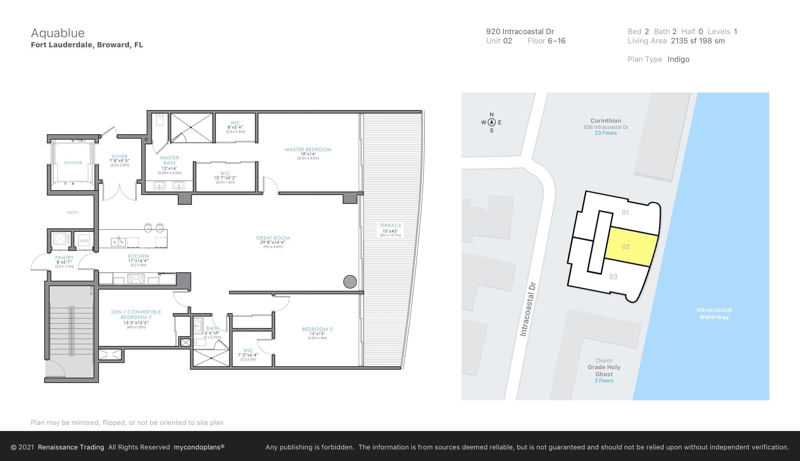 2 bedroom Condominium at 920 Intracoastal Drive #702, Aquablu Fort Lauderdale Condo, Fort Lauderdale — photo 3