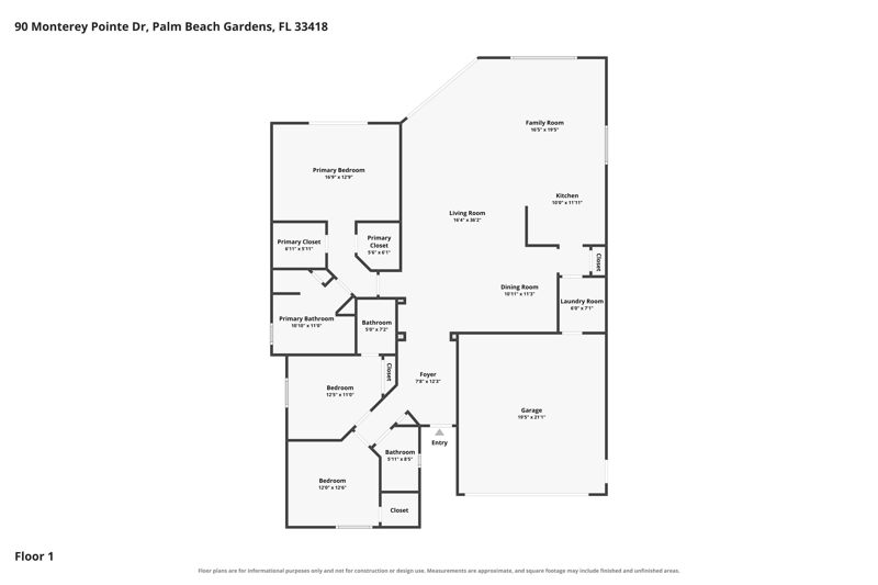 3 bedroom Single Family Residence at 90 Monterey Pointe Drive, Monterey Pointe 4, Palm Beach Gardens — photo 2