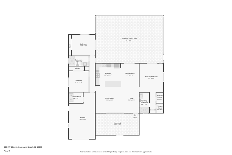 3 bedroom Single Family Residence at 421 SW 18th Street, Boulevard Park Isles Sec 5, Pompano Beach — photo 2