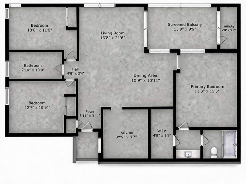 3 bedroom Condominium at 3729 NW 35th Street, Karanda Village Vi-A Condo, Coconut Creek — photo 4