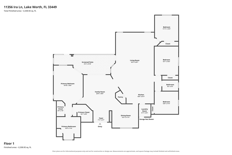 4 bedroom Single Family Residence at 11356 Ira Lane, Homeland, Lake Worth — photo 2
