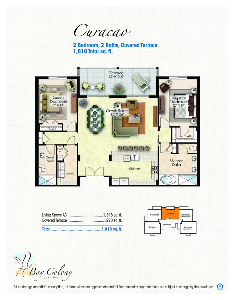 2 bedroom Condominium at 1013 Bay Colony Drive, Juno Bay Colony Condo, Juno Beach — photo 3
