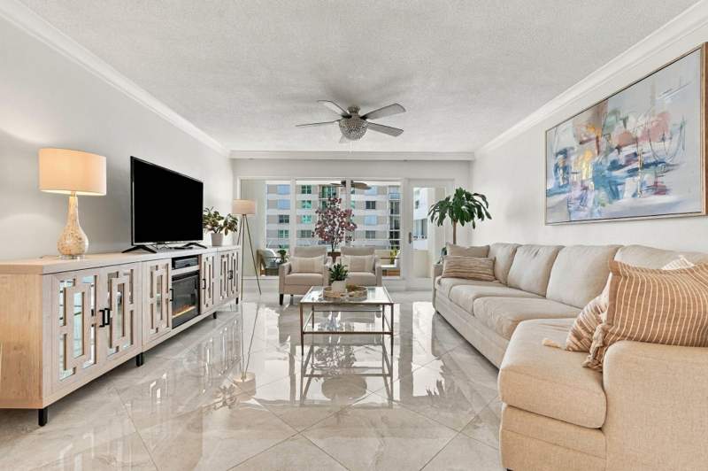 1 bedroom Stock Cooperative at 1850 S Ocean Boulevard #505, Crane Crest Apts Co-Op, Lauderdale-By-The-Sea — photo 5