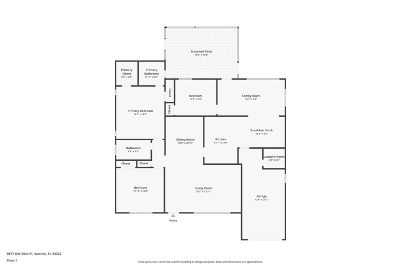 3 bedroom Single Family Residence at 9877 NW 26th Place, Sunrise Golf Village Sec 20, Sunrise — photo 3