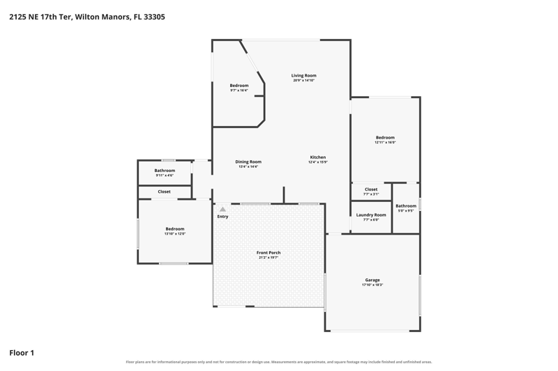 3 bedroom Single Family Residence at 2125 NE 17th Terrace, Middle River Manor Add, Wilton Manors — photo 3