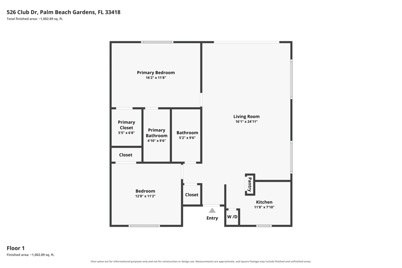 2 bedroom Townhouse at 526 Club Drive, PGA Club Cottages, Palm Beach Gardens — photo 2