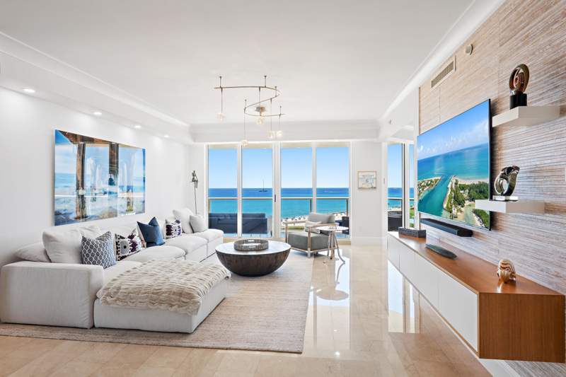 3 bedroom Condominium at 2700 N Ocean Drive #801b, Ritz Carlton, Singer Island — photo 2