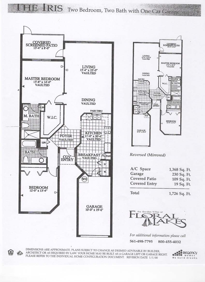2 bedroom Villa at 6193 Heliconia Road, Floral Lakes Ph 3 And 4, Delray Beach — photo 2