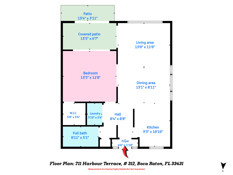 1 bedroom Condominium at 711 NE Harbour Terrace #312, Intracoastal Terrace Condo, Boca Raton — photo 2