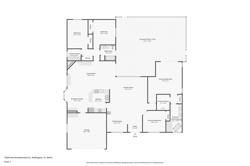 4 bedroom Single Family Residence at 13629 Northumberland Circle, Greenview Shores 1 Of Wellington, Wellington — photo 3