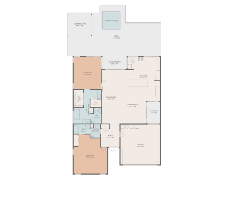 2 bedroom Single Family Residence at 7029 Golf Pointe Circle, Woodmont Tract 71, Tamarac — photo 3