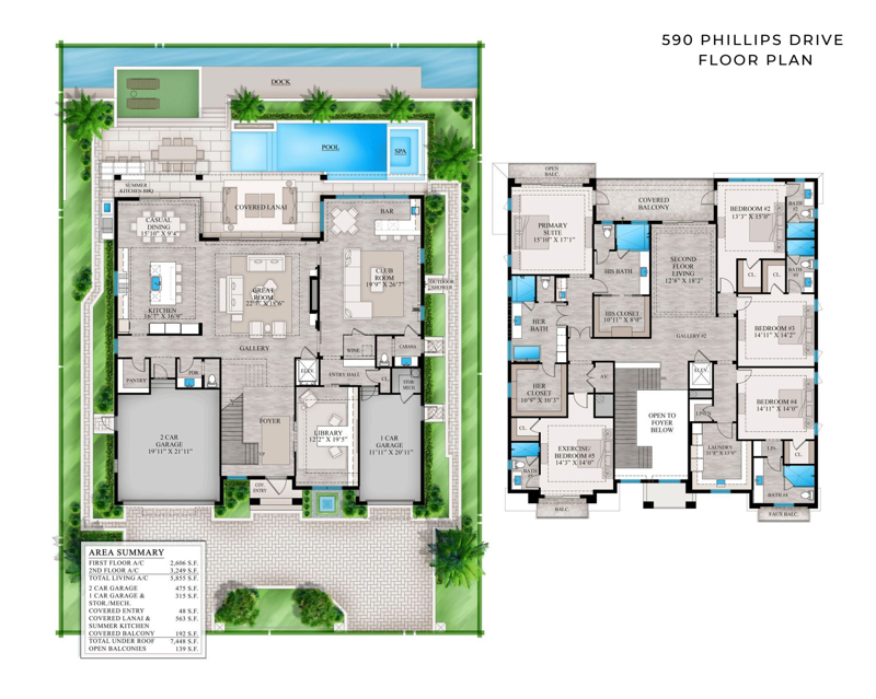 5 bedroom Single Family Residence at 590 Phillips Drive, Golden Harbour Sec 2, Boca Raton — photo 2
