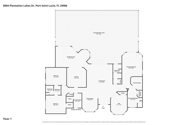 4 bedroom Single Family Residence at 8004 Plantation Lakes Drive, Reserve Plantation Phase II A, Port St. Lucie — photo 2