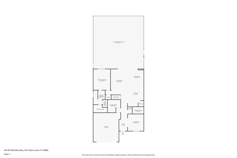 4 bedroom Single Family Residence at 443 SE Villandry Way, Veranda Gardens East Phase 4, Port St. Lucie — photo 2